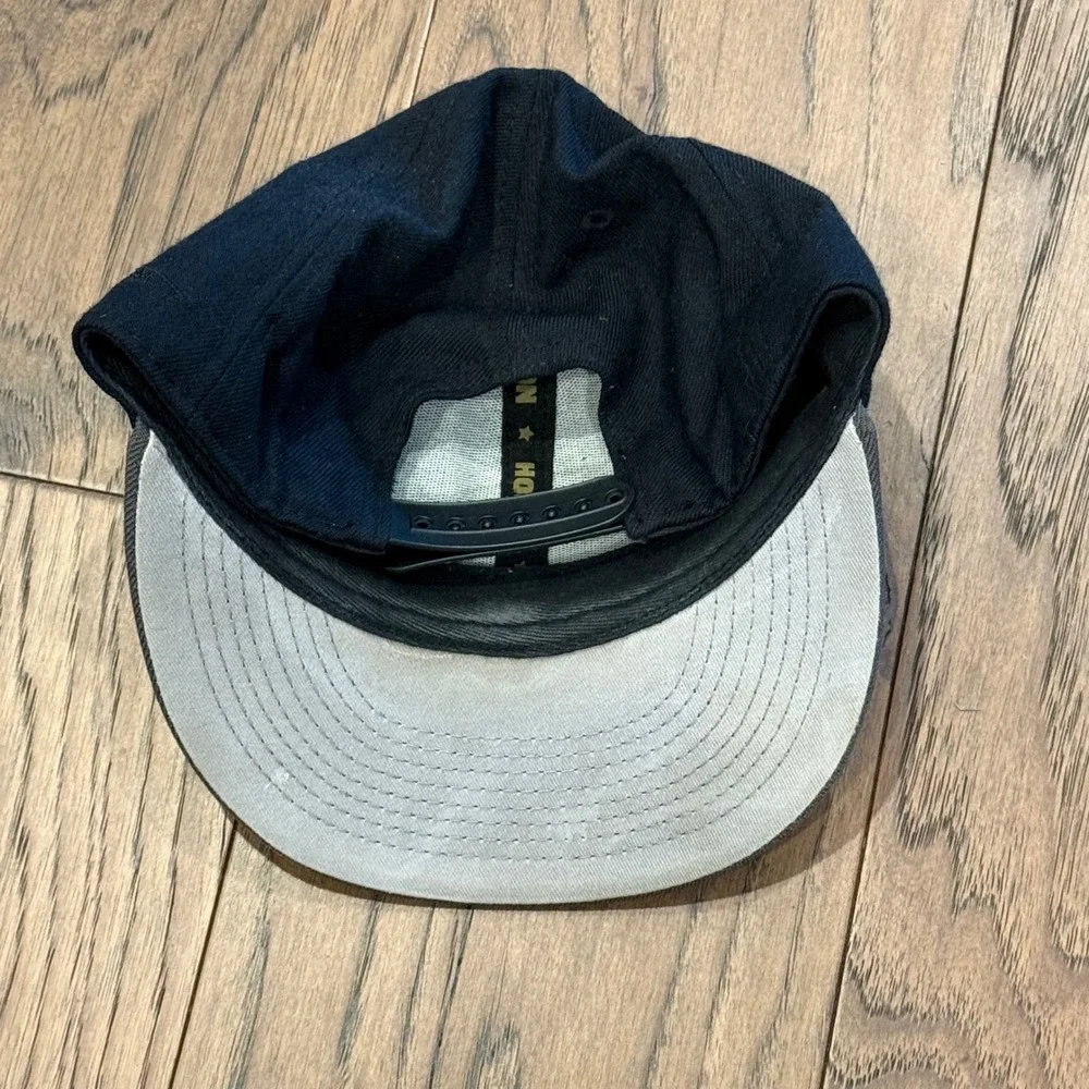 Baseballism Flag Man Snapback Hat Black Grey Flat Brim Baseball Cap Mens OSFM